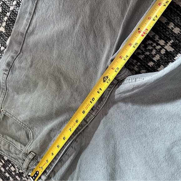 Anthropologie Unpublished NOEMI Light Gray Wide Leg Relaxed Jeans 29 - Picture 10 of 15